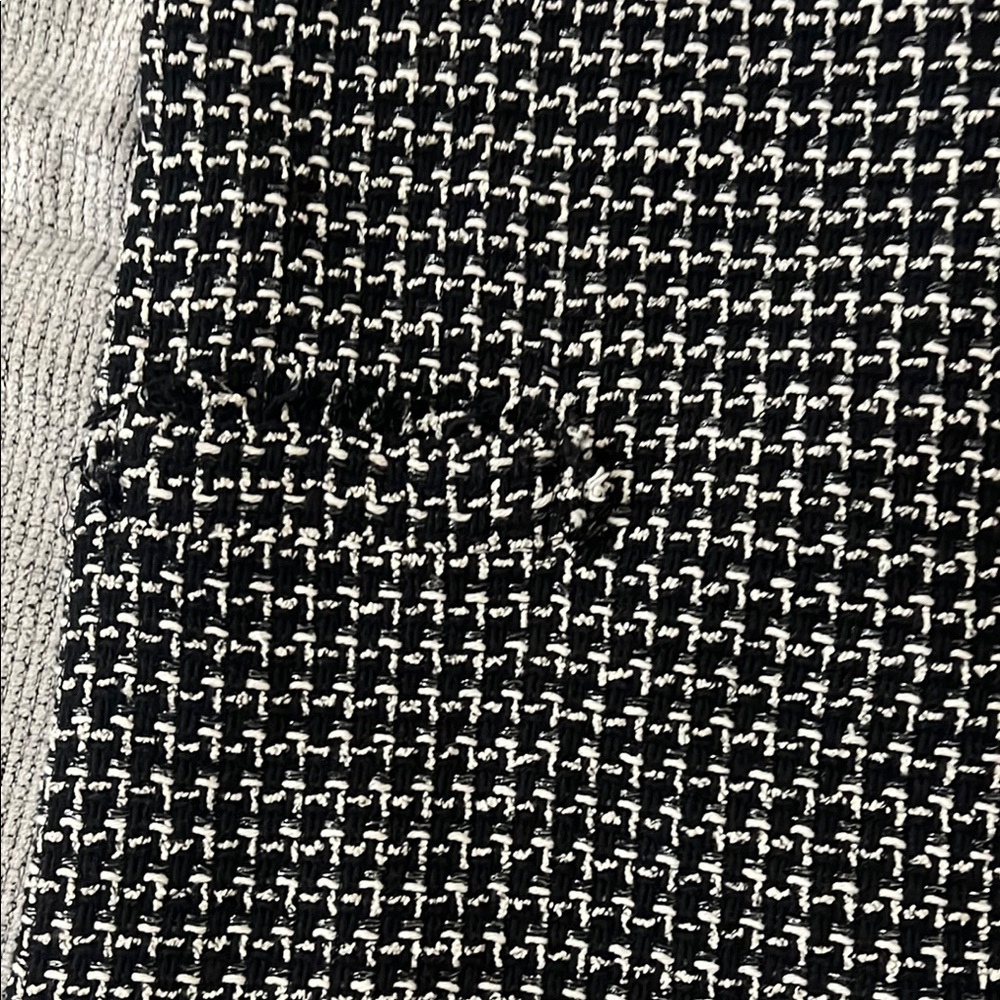 Mango Black and White Sheath V-Neck Mini Dress - Picture 4 of 7